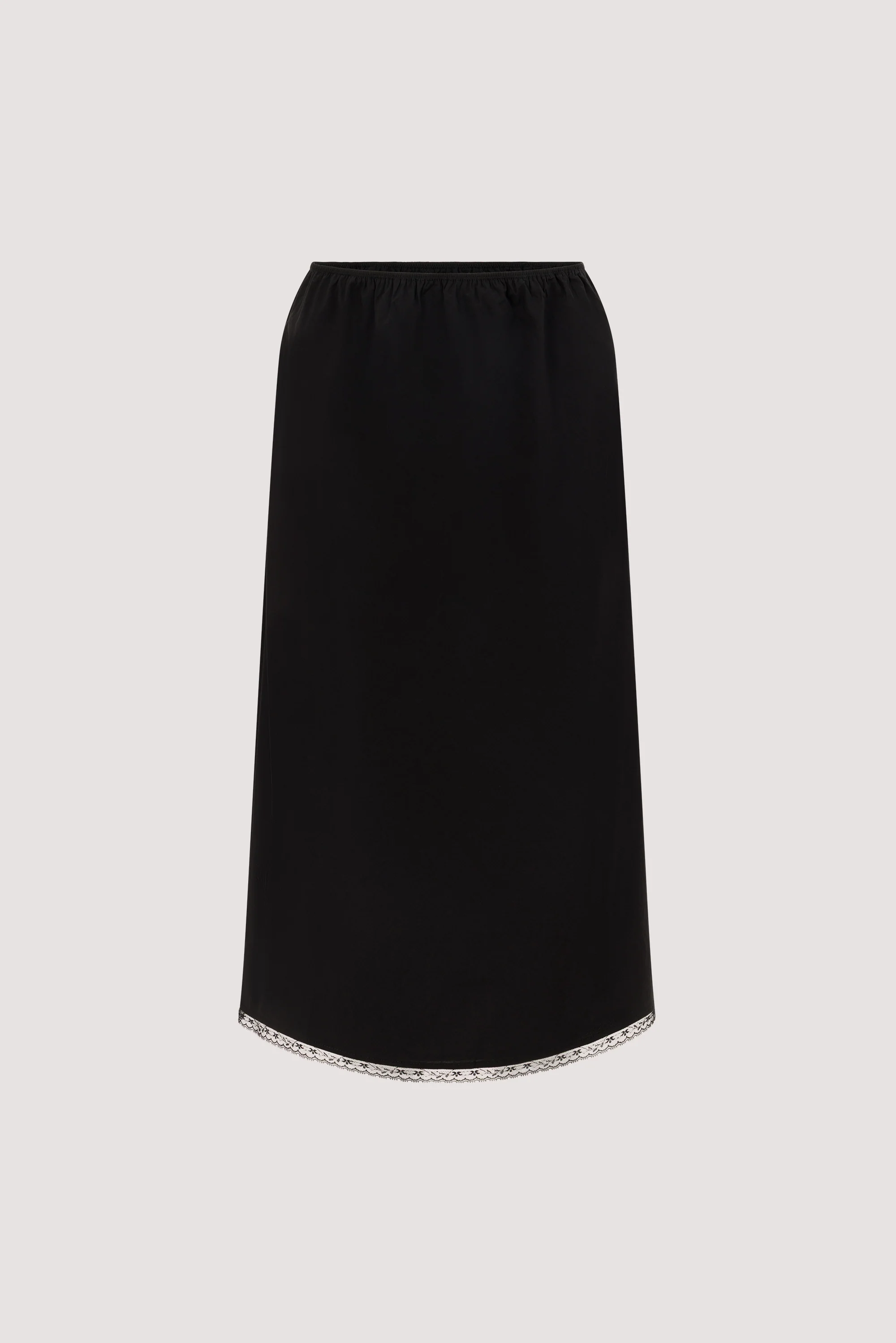 ROSIN BLACK KNEE LENGTH SKIRT - Image 8