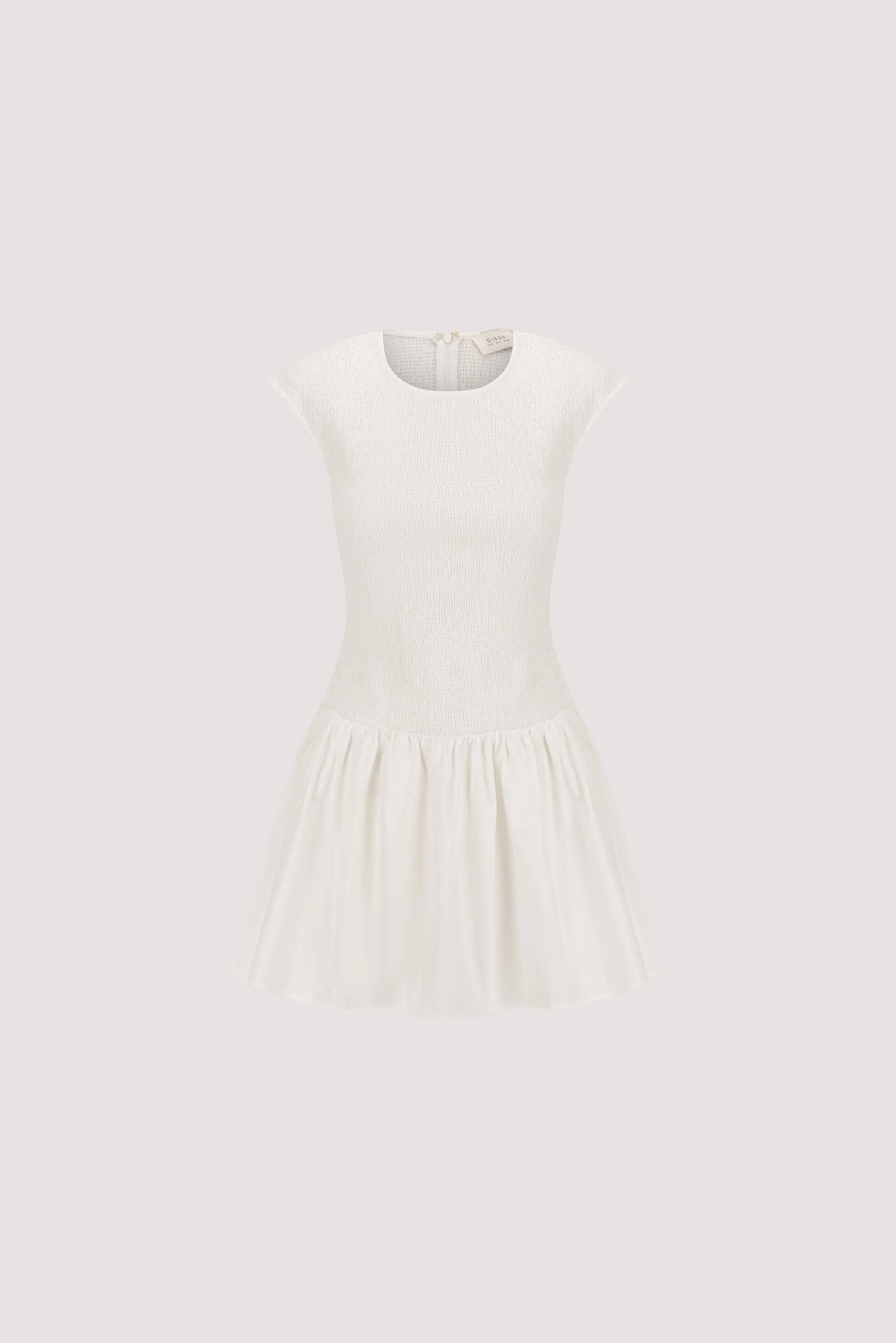 RUBI WHITE COTTON MINI DRESS - Image 8