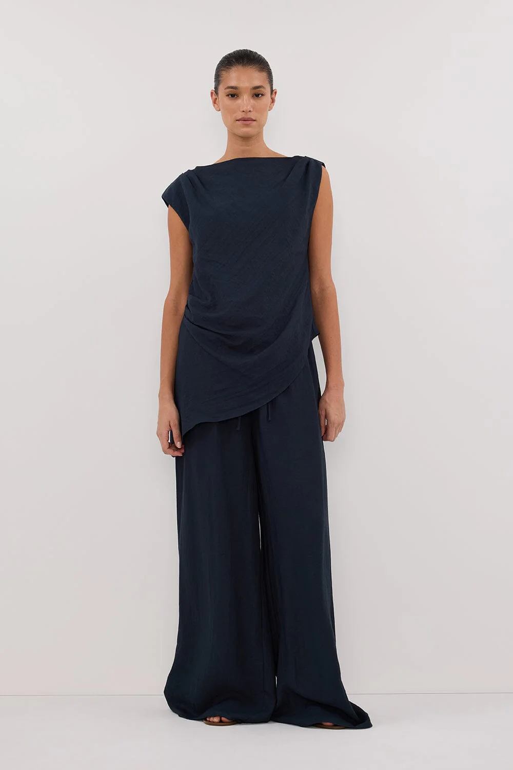 SHYLA SLATE WIDE LEG PANT