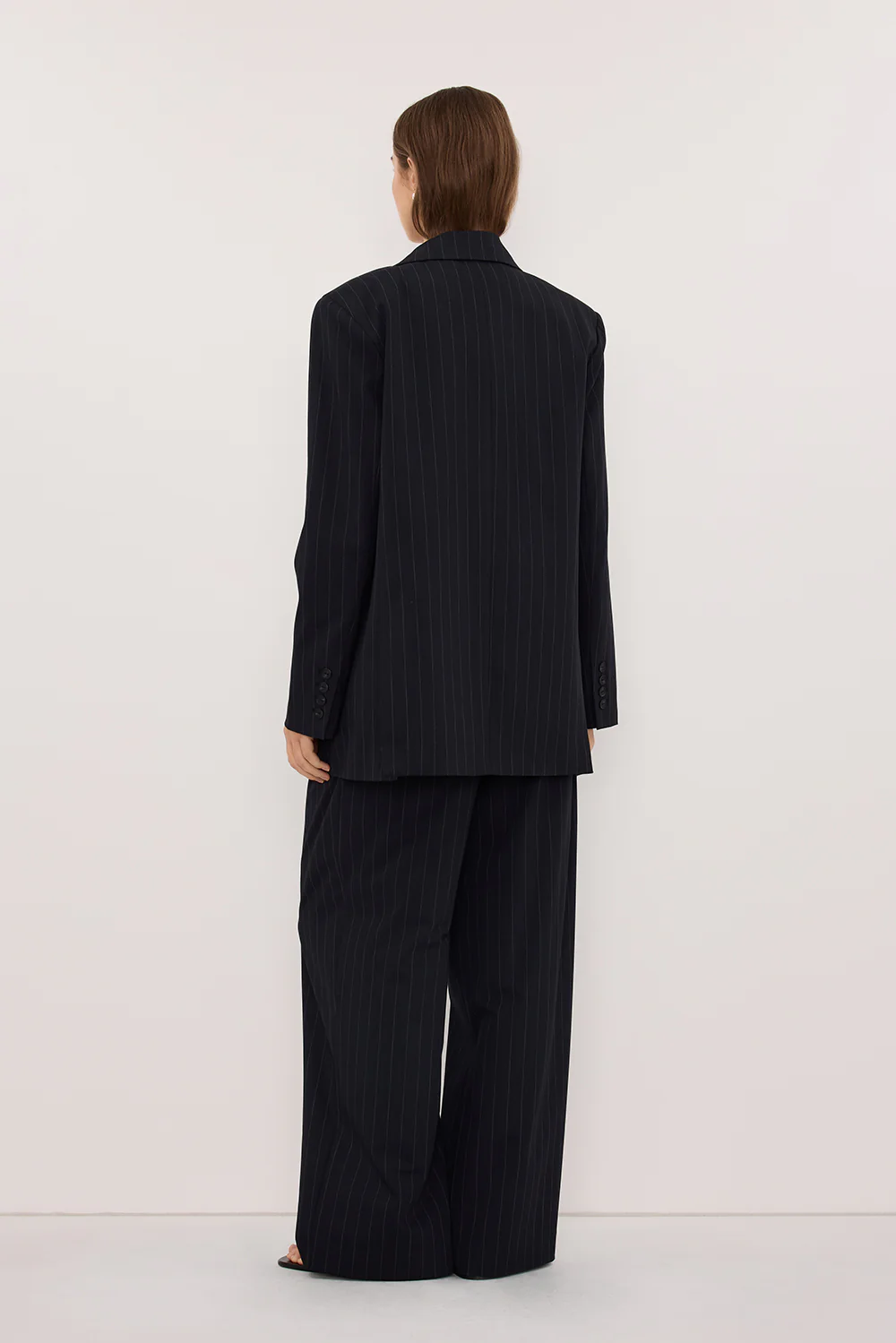 SIAN INK STRIPE TAILORED WIDE PANT - Image 8