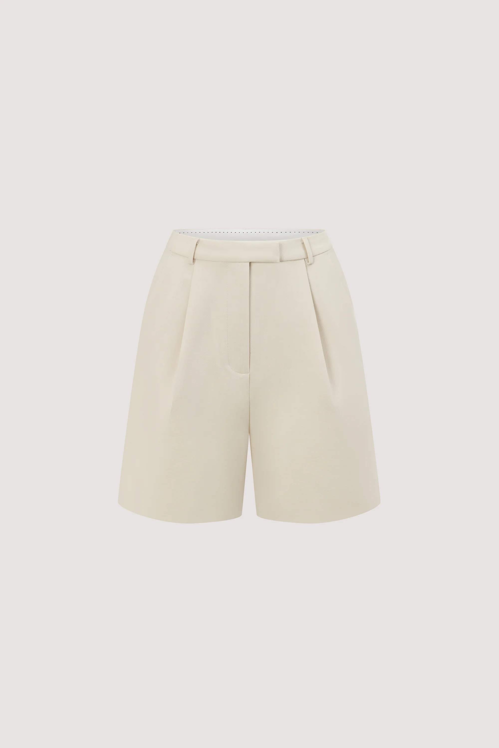 SOLENE CREAM BERMUDA SHORT - Image 8