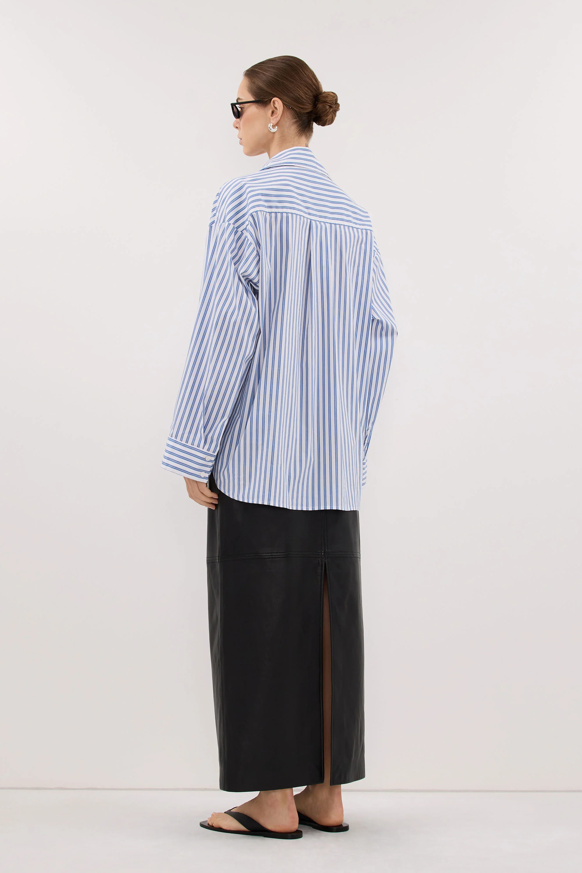 TALISE BLUE STRIPE SHIRT - Image 4