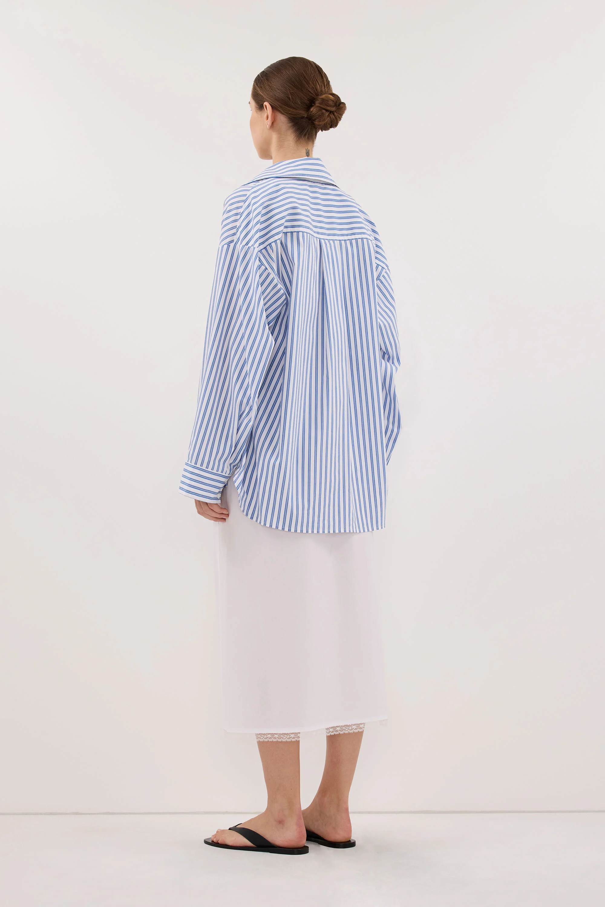 TALISE BLUE STRIPE SHIRT - Image 7