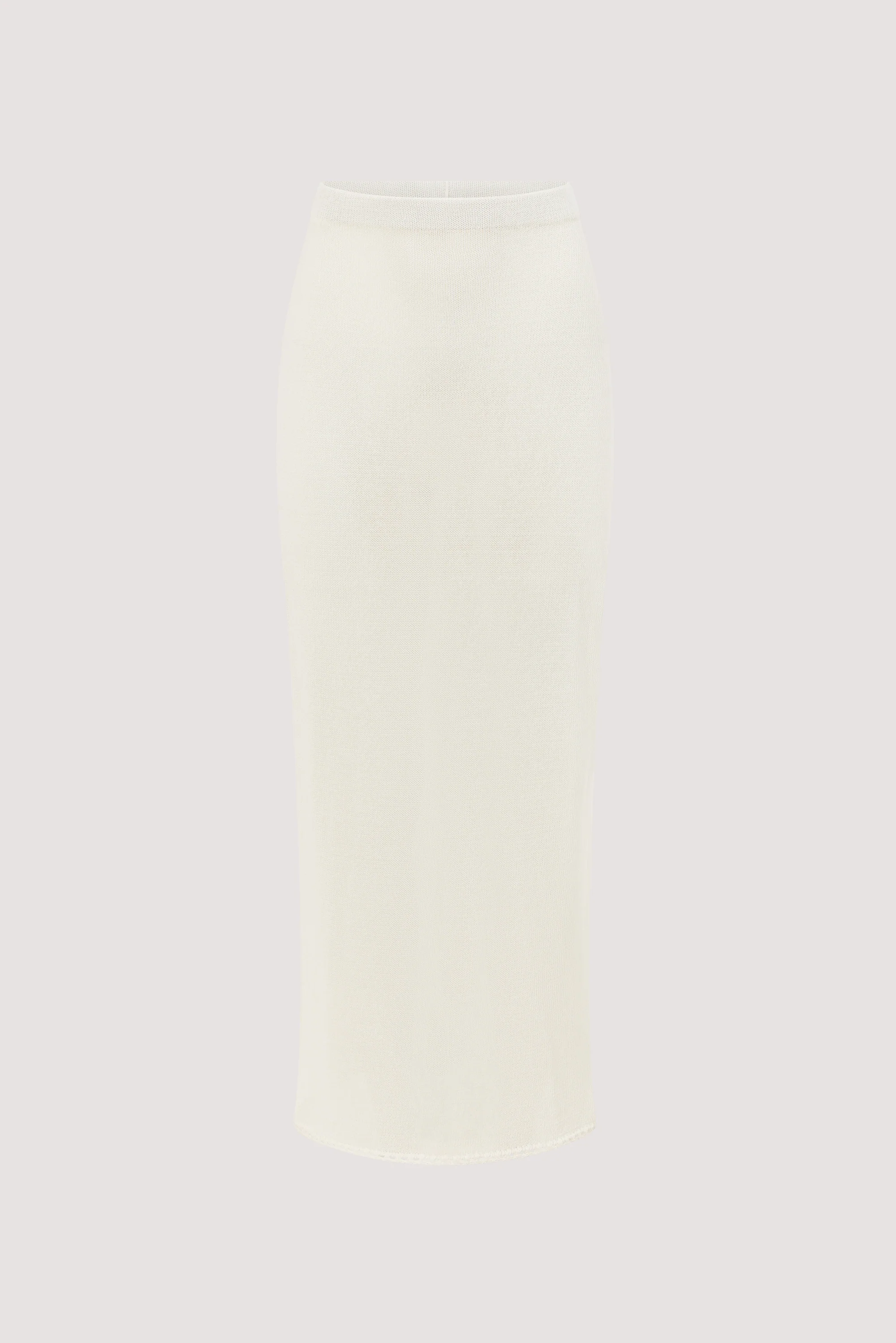 TARI OFF WHITE KNIT MIDI SKIRT - Image 6