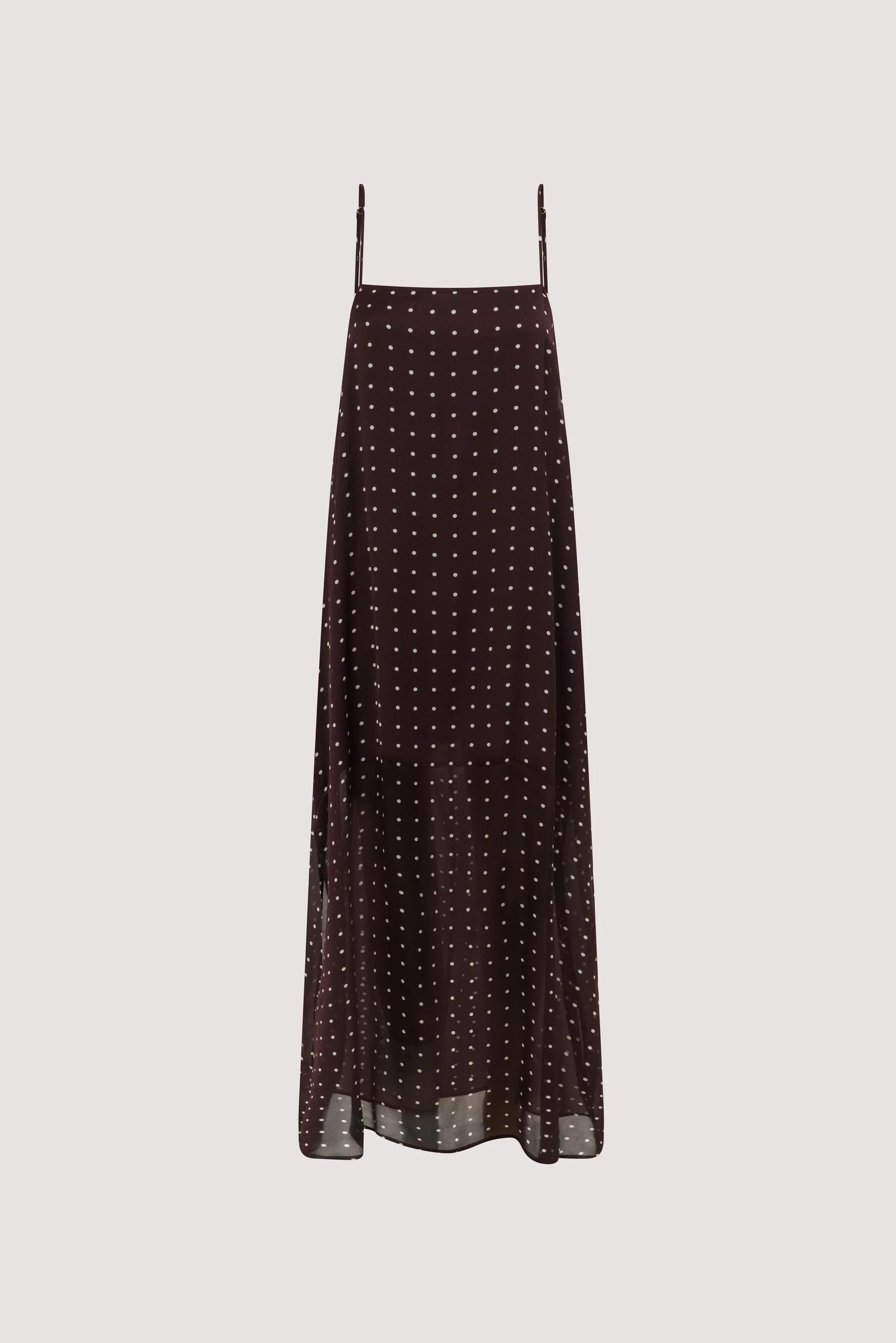 VANESSA BITTER CHOC SLEEVELESS MIDI DRESS - Image 5