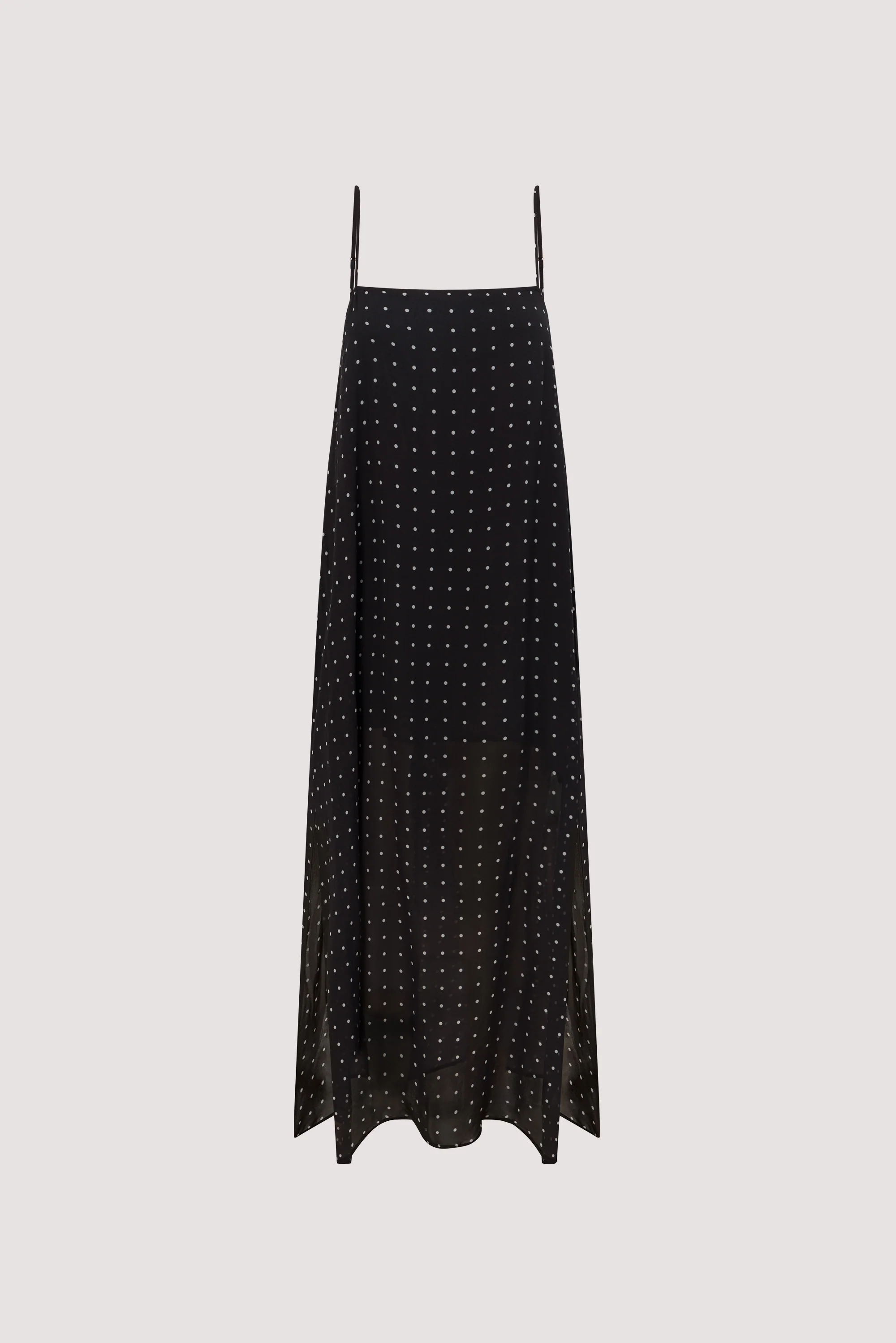 VANESSA BLACK SLEEVELESS MIDI DRESS - Image 6