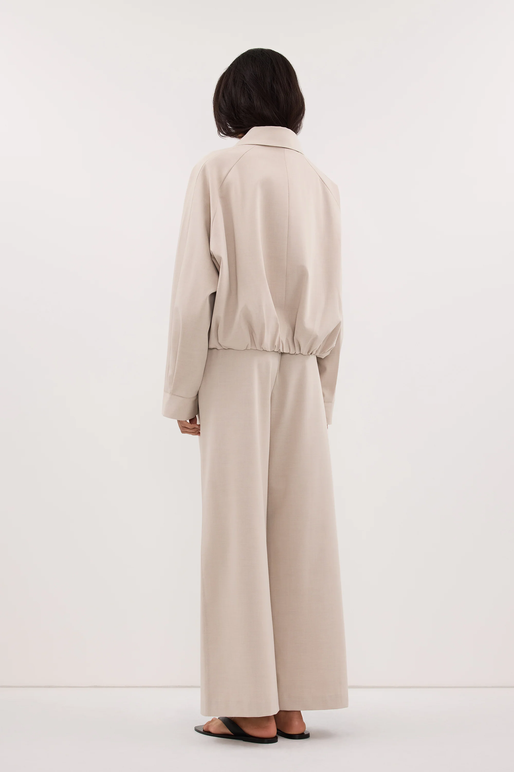 VIANNA BONE MARLE ELASTICATED DRAWSTRING PANT - Image 8