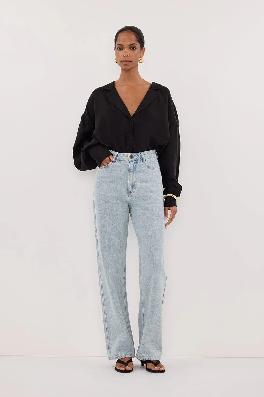 WESTIN LIGHT RINSE TALL STRAIGHT JEAN