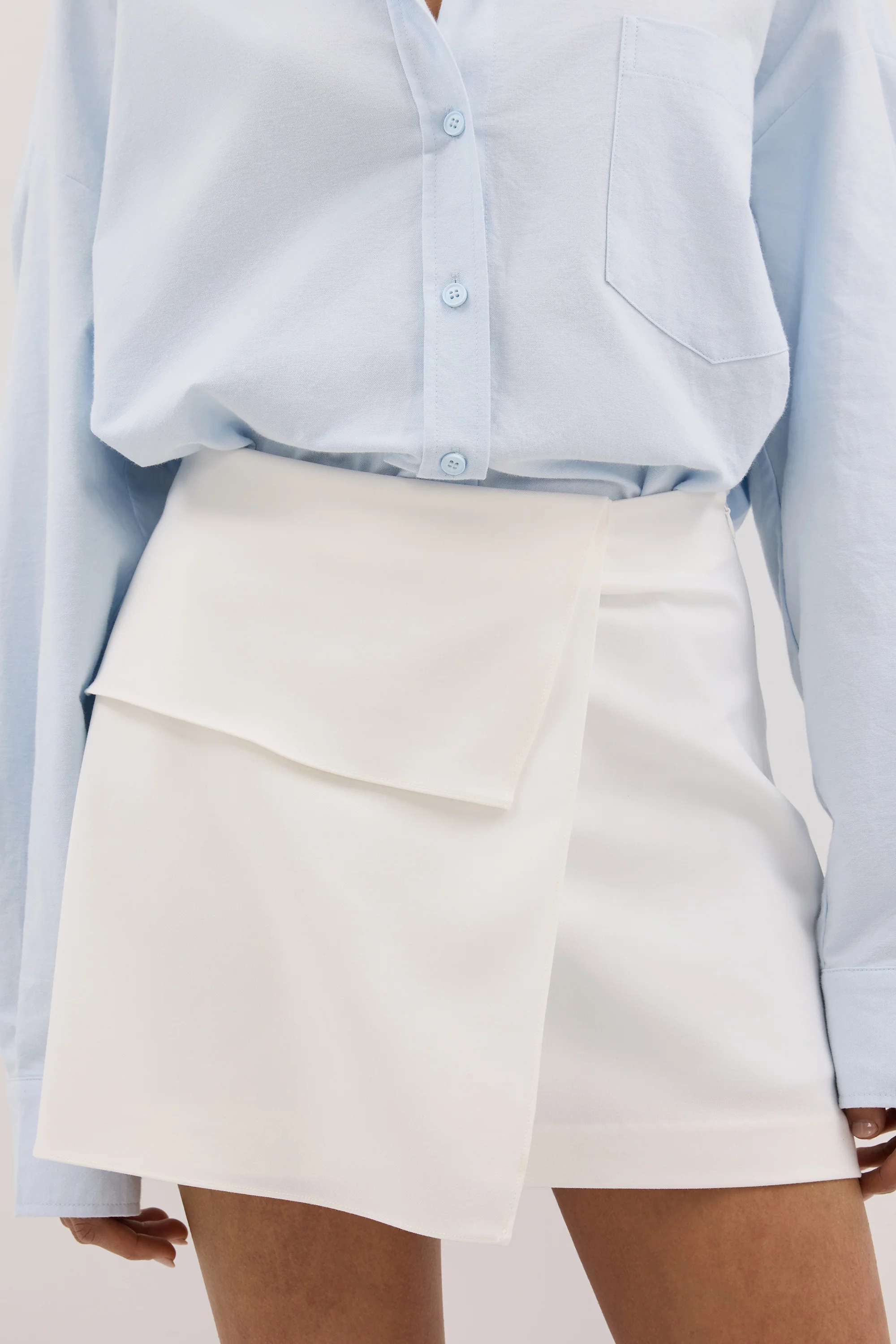 WINSOR WHITE TAILORED SKIRT - Image 5