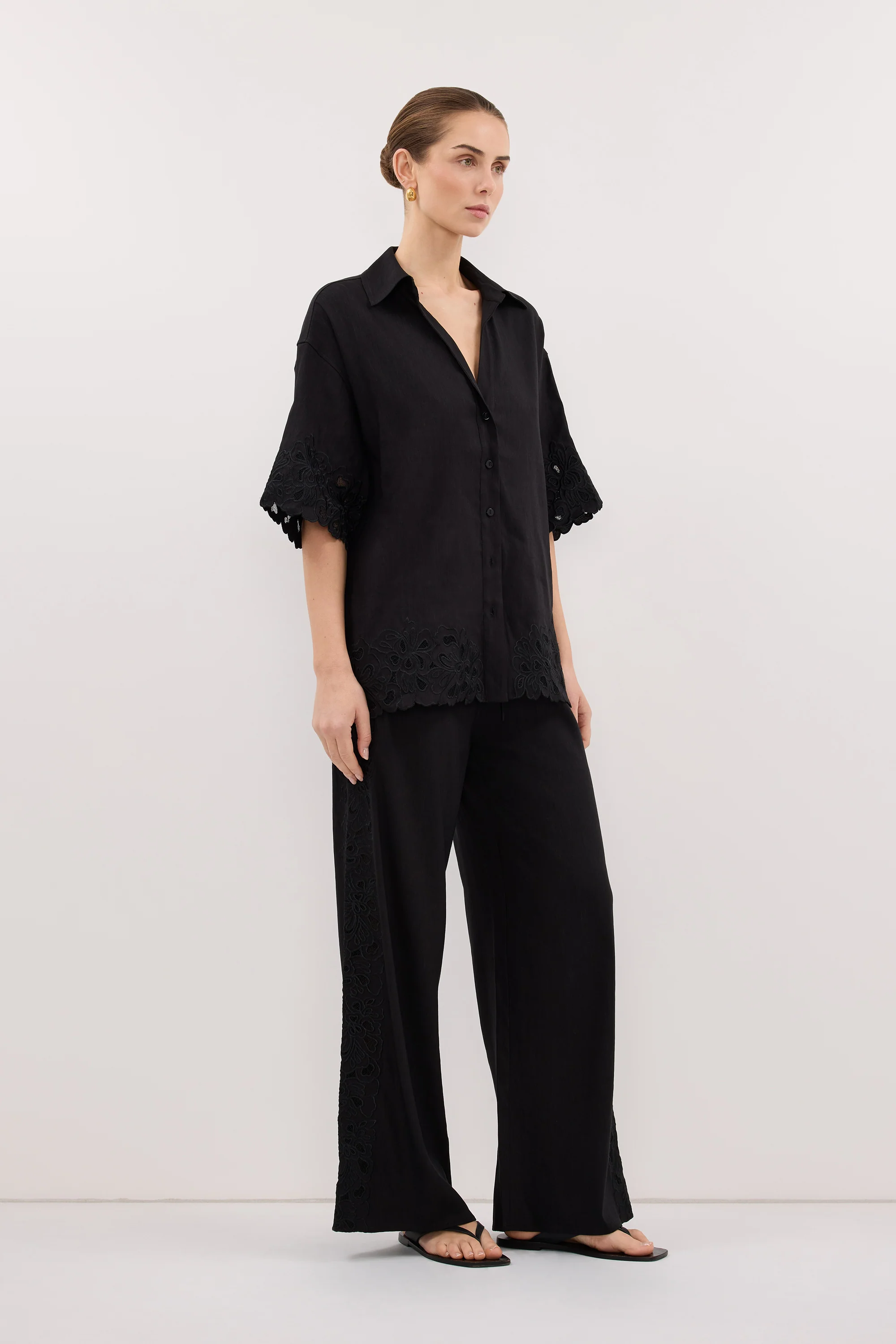 ZARIA BLACK SHIRT - Image 3