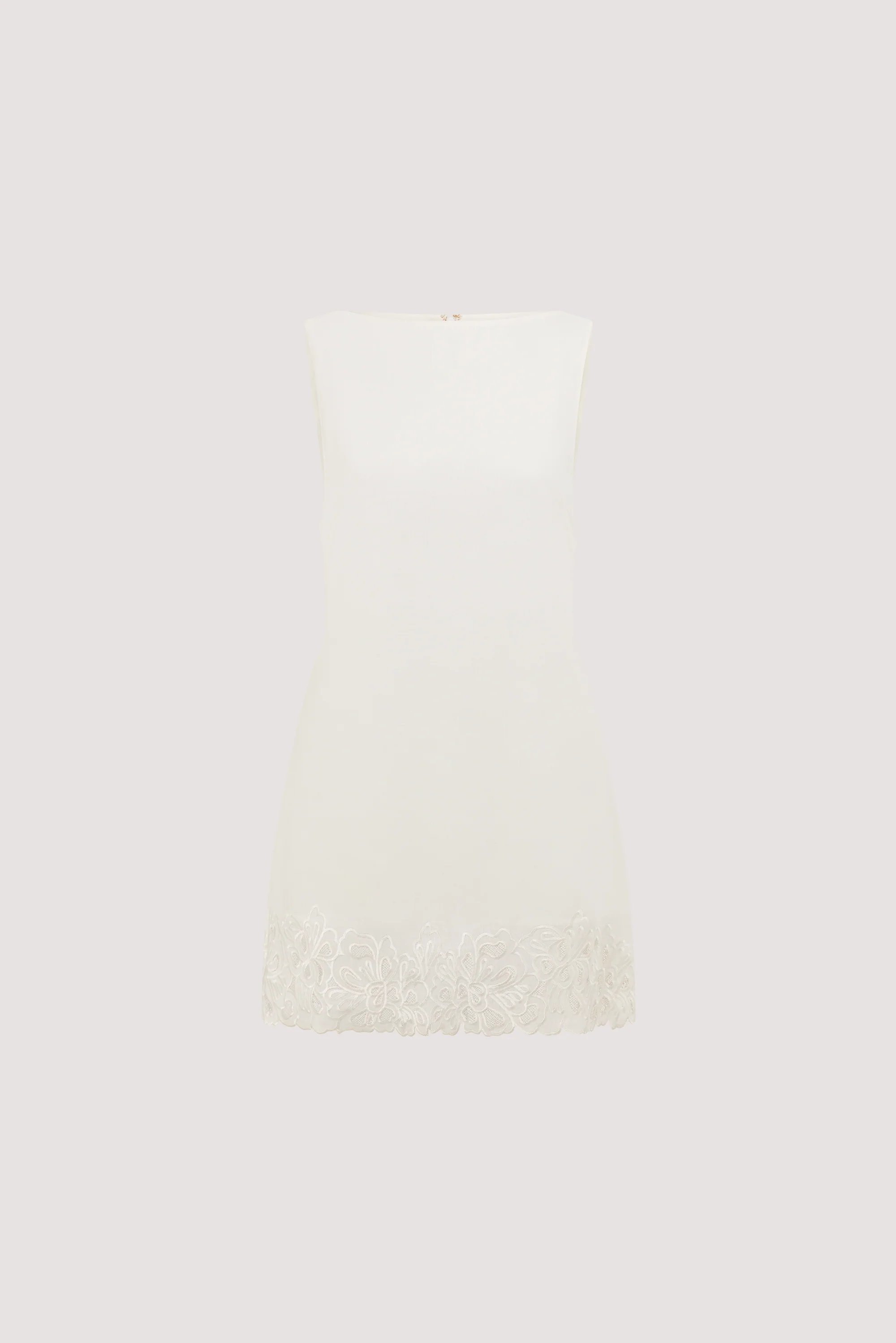 ZARIA OFF WHITE MINI DRESS - Image 7