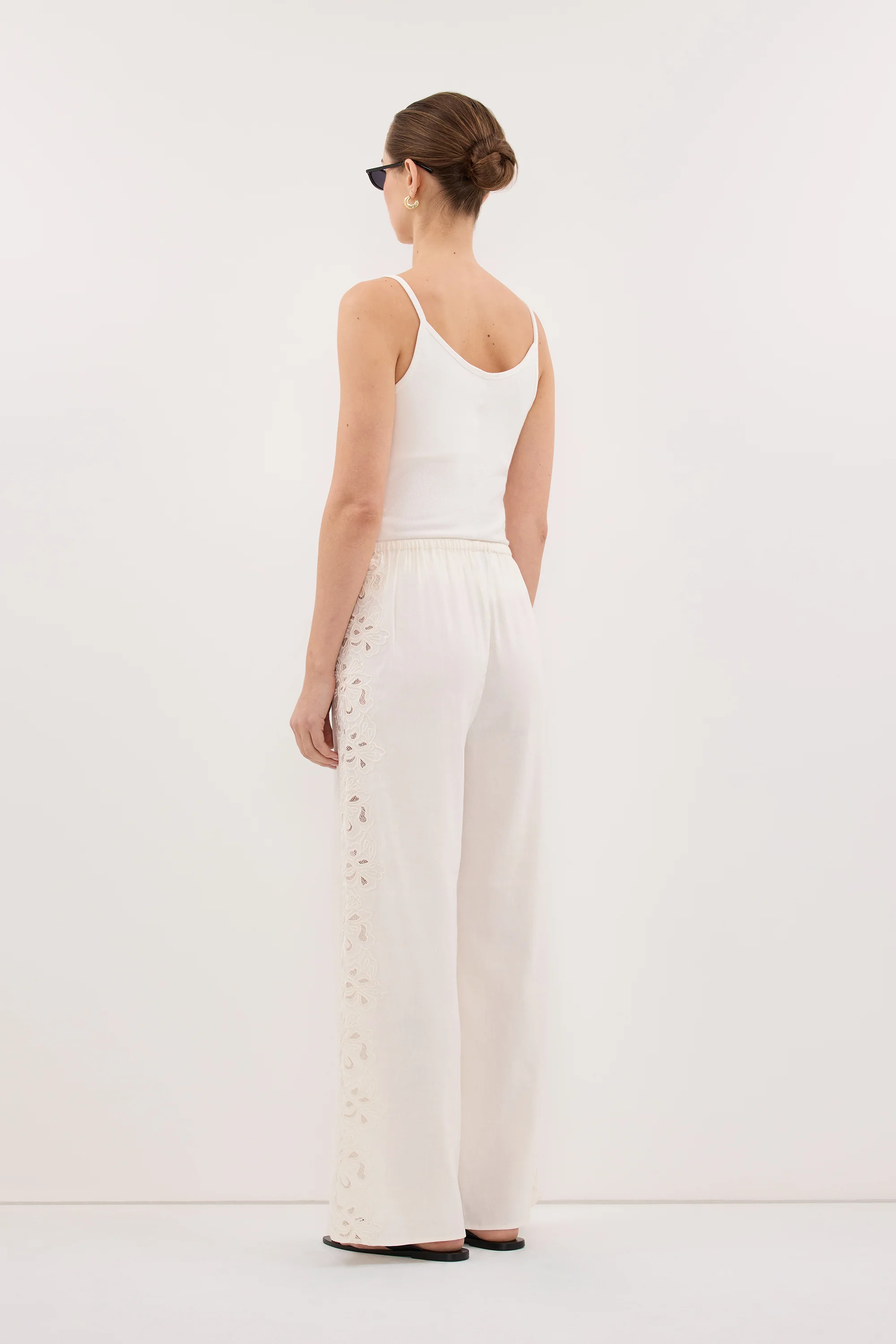 ZARIA OFF WHITE PANT - Image 5